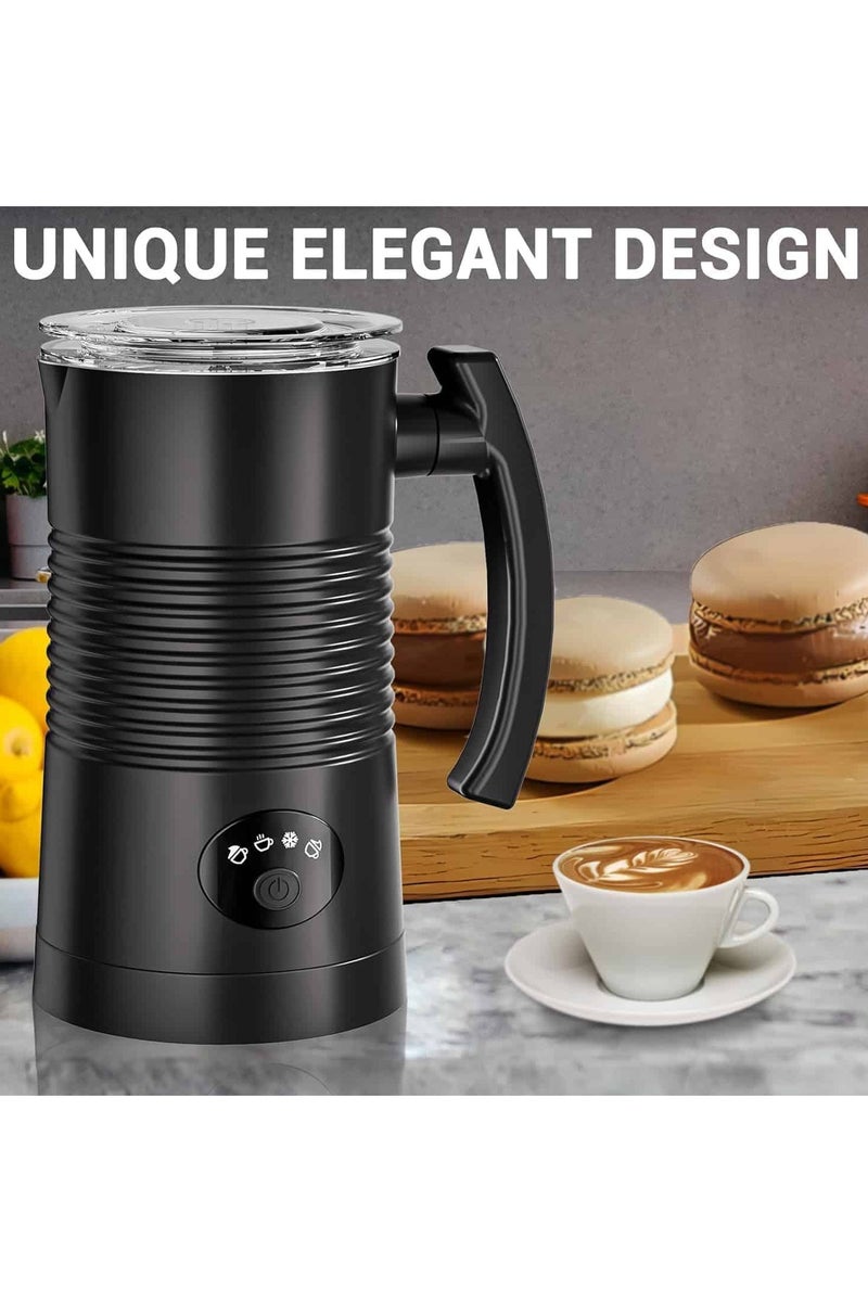 Aideli 4-in-1 Electric Milk Frother and Steamer – Hot & Cold Foam Maker, 350ml Milk Warmer for Coffee, Latte, Cappuccino, Hot Chocolate - Image 5