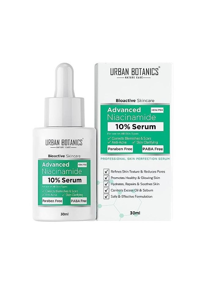 UrbanBotanics UrbanBotanics 10% Niacinamide Face Serum for Acne, Acne Scars and Marks  - Image 1