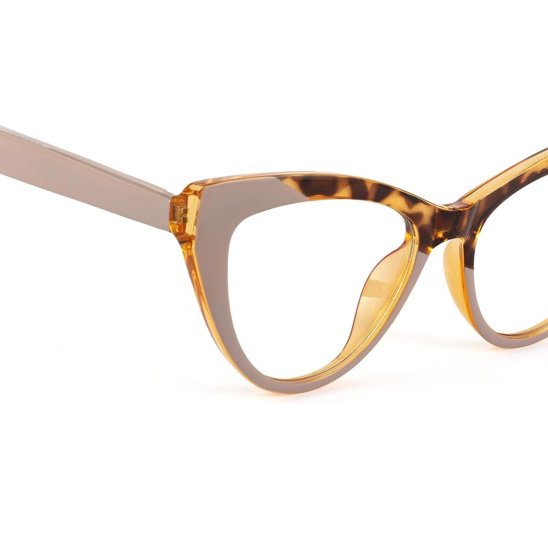 PERKEY Store Cateye Black Eye Glasses for Women | Blue Light Blocking | Computer Glasses | TR90 Metal Frame - Image 5