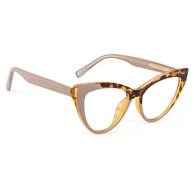 PERKEY Store Cateye Black Eye Glasses for Women | Blue Light Blocking | Computer Glasses | TR90 Metal Frame - Image 1