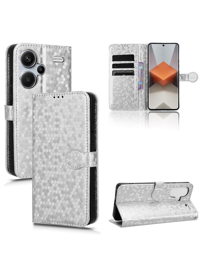 Case For Xiaomi Redmi Note 13 Pro+ 5G Honeycomb Dot Texture Leather Phone Case