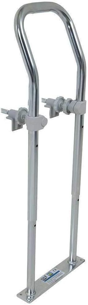 NRS Healthcare Height Adjustable Swedish Bath Rail Chrome - Image 1