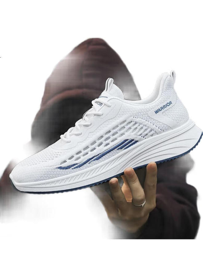 Warrior Men'S Official Summer Breathable Running Shoes Men'S Casual Outdoor Shoes Men White Blue 42 - Image 3