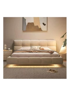 Generic Italian Cloud Style Luxury King Size Fabric Bed with Orthopedic Mattress  - Image 1