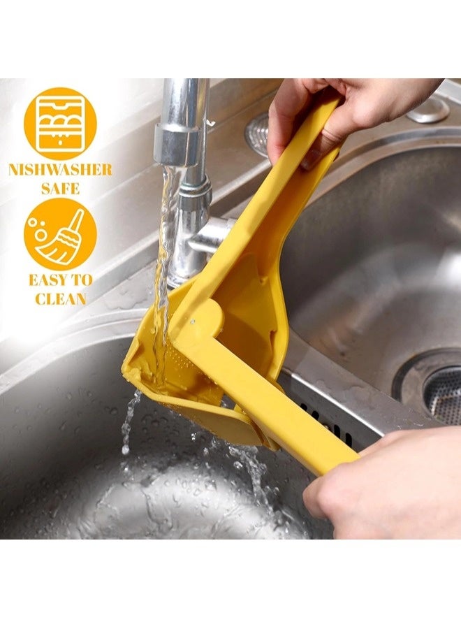 ShebSheb Lemon Juicer, Effortless Manual Flat Lime Squeezer, Hand Orange Press, Folds Design For Saving Space Storage, Easy to Make Juice From Lemon, Lime, Cirtus, Orange, Fruits - Image 4