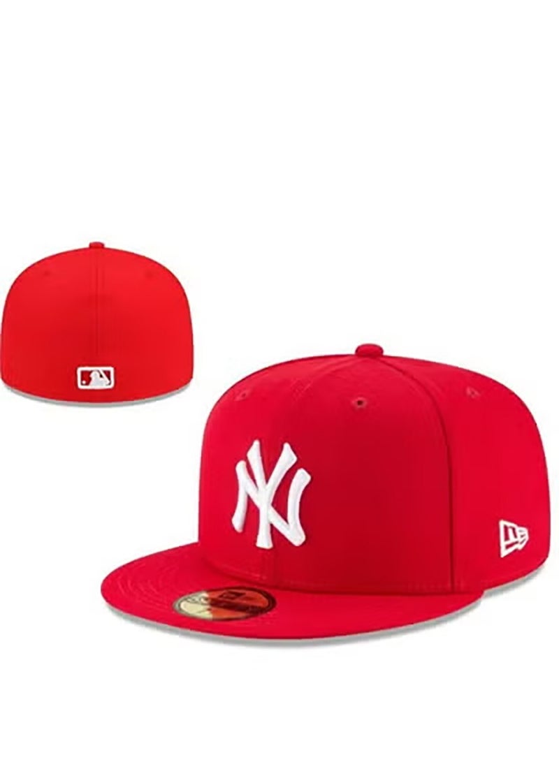 NEW ERA NY Logo Flat - Brim Baseball Cap,57.7cm 