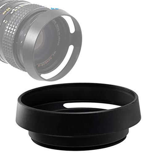 Fotasy Metal Curved Lens Hood - 40.5mm Vented Hood for Fuji, Leica, Olympus, Panasonic, Sony Lenses - Image 1