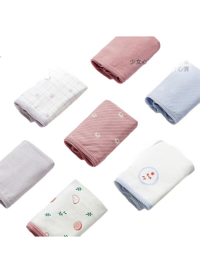 Urban Beauty دوشيليرين ملابس داخلية نسائية، قطن نقي، مريحة، بسيطة، شورتات متوسطة الارتفاع، ملابس داخلية للسيدات، 4 قطع، Zk0A13 - Image 1