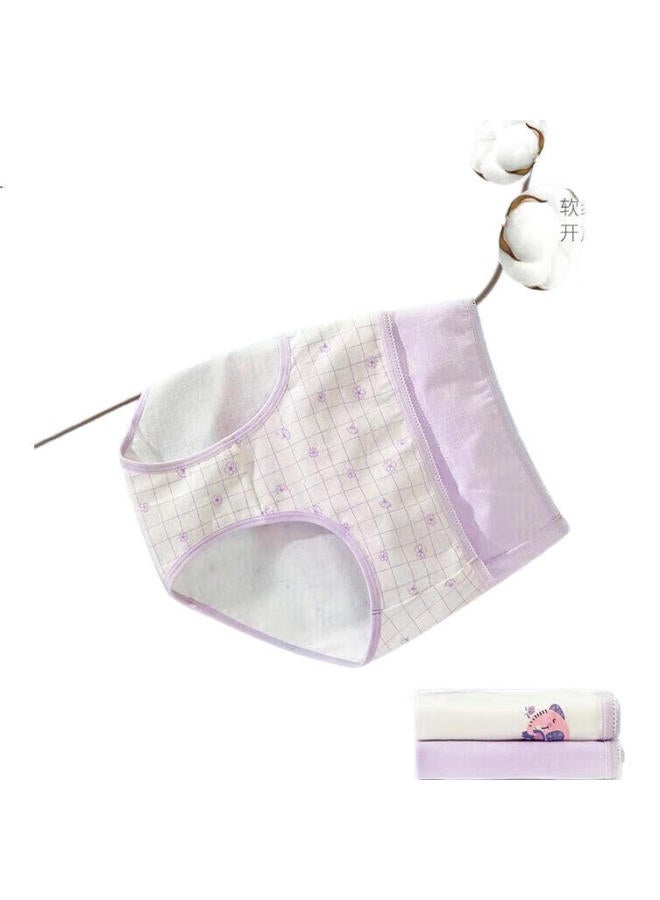 Urban Beauty دوشيليرين ملابس داخلية نسائية، قطن نقي، مريحة، بسيطة، شورتات متوسطة الارتفاع، ملابس داخلية للسيدات، 4 قطع، Zk0A13 - Image 3