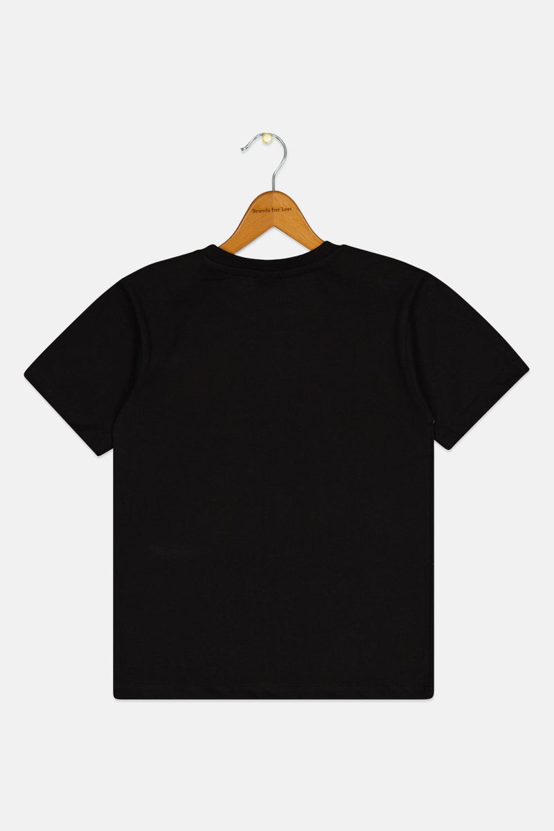 MARVEL Kids Boy Graphic Print Short Sleeve T-Shirt, Black - Image 3