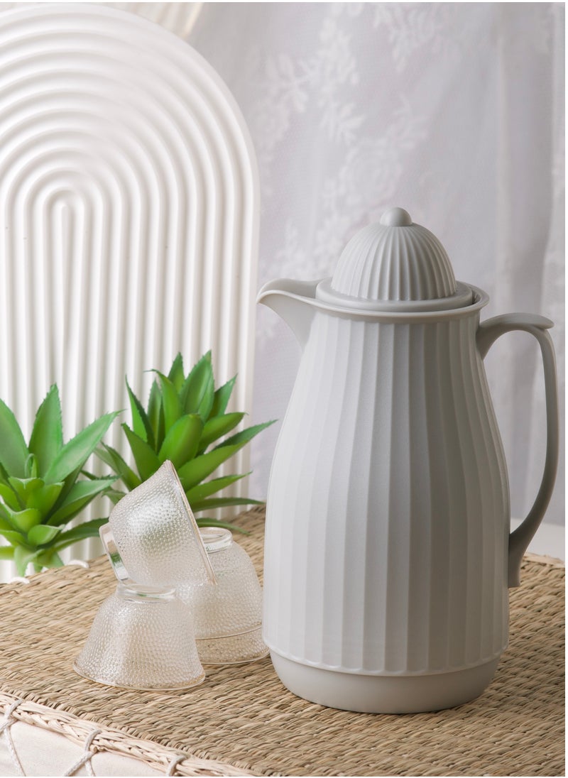 HOMEVEO Luxury 1 liter tea or coffee thermos - high quality, keeps heat for long periods  - Image 1