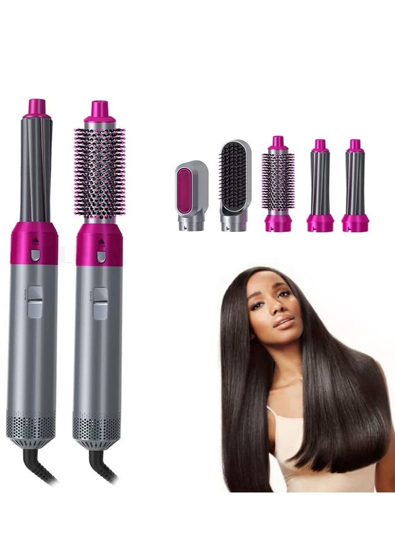 ELTRAZONE Hair Dryer Brush 5 In 1 Hair Blower Brush Hot Air Styler Comb One Step Hairdryer Electric Blowing Hair Dryer Auto Curling Iron - Image 1