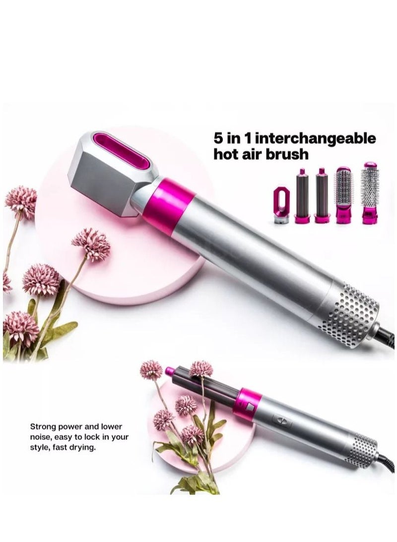 ELTRAZONE Hair Dryer Brush 5 In 1 Hair Blower Brush Hot Air Styler Comb One Step Hairdryer Electric Blowing Hair Dryer Auto Curling Iron - Image 2