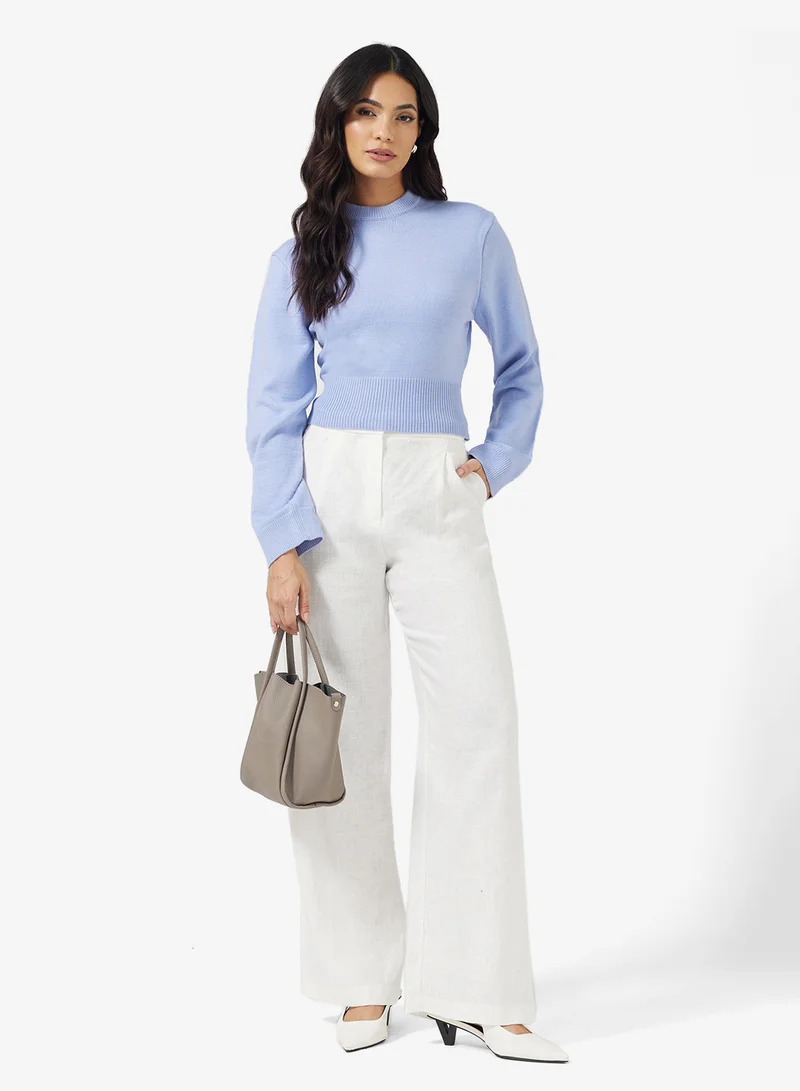 ايلا Basic Cropped Jumper