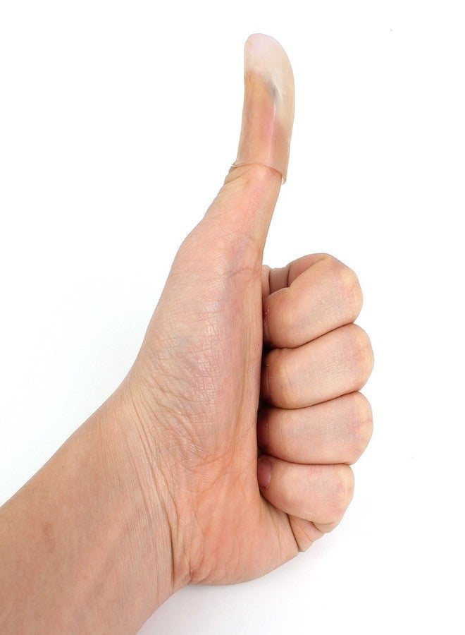 MilesMagic Set of 2 Magic Rubber Thumb Tip Light Up Flash Lights from Anywhere Finger Tricks (Blue) - Image 4