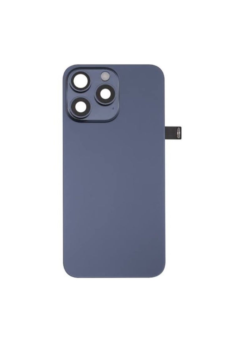 Generic - OEM Replacement Back Glass for iphone 15 Pro Max Natural Blue - Image 1