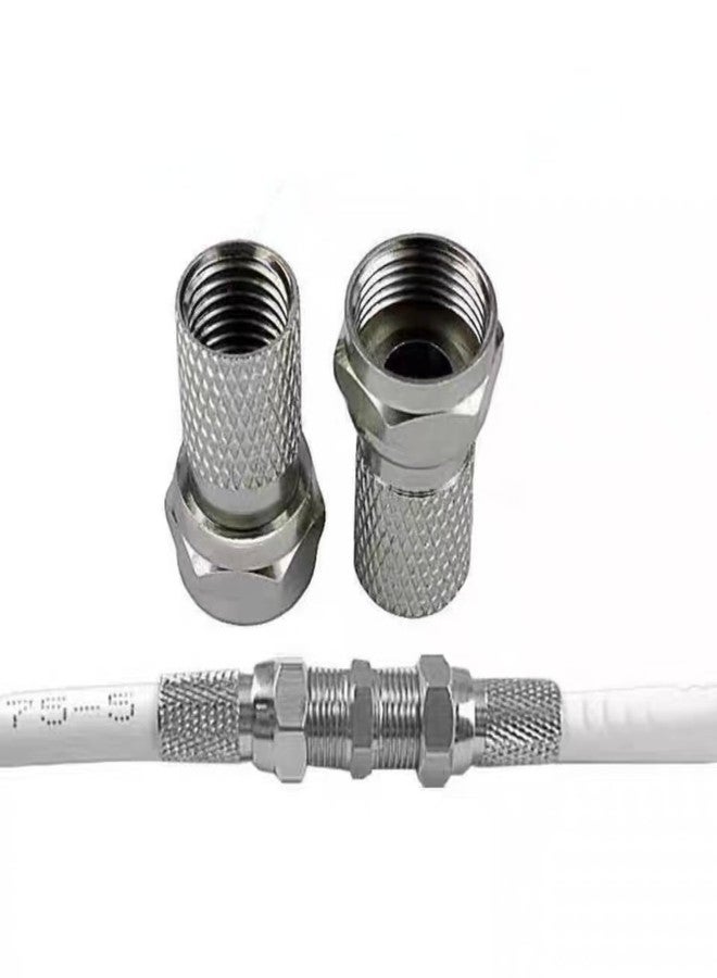 EZYUMM 5-Pack RG6 F-Type Twist-On Coaxial Connector - Image 2