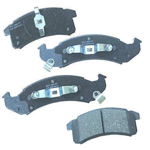 Bendix Premium SBC505 Front Brake Pads for LeSabre,Park Avenue,Riviera,Cadillac 60 Special,Allante,Commercial Chassis,DeVille,Eldorado,Fleetwood,Seville,Camaro,Lumina APV,Olds88,98,Silhouette,Toronado - Image 1