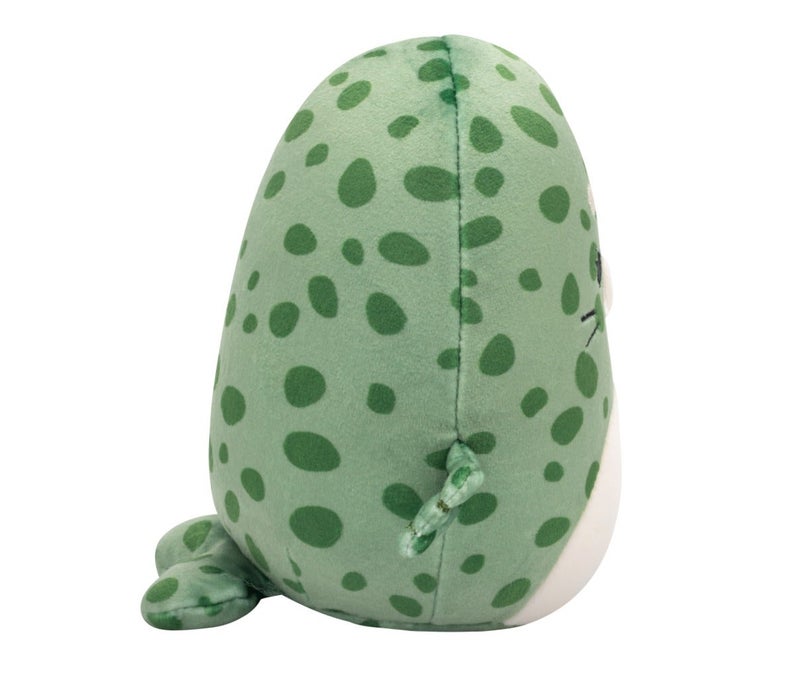 Squishmallows لعبة محشوة صغيرة من الفرو الناعم بلون أخضر داكن بنقوش الفقمة – 20 سم حيوان محشو ناعم قابل للتجميع - Image 3