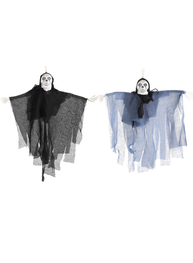 Loquat Scene Decoration Luminous With Music Small Hand Ghost Voice Control Eyes Will Glow Trick Hand Ghost-Color:Blue - Image 2