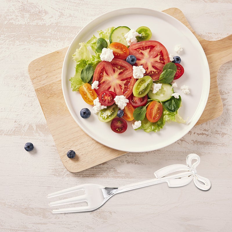 1 Set Lovely Cake Snack Fruit Forks Household Food Forks Ornaments - Image 1