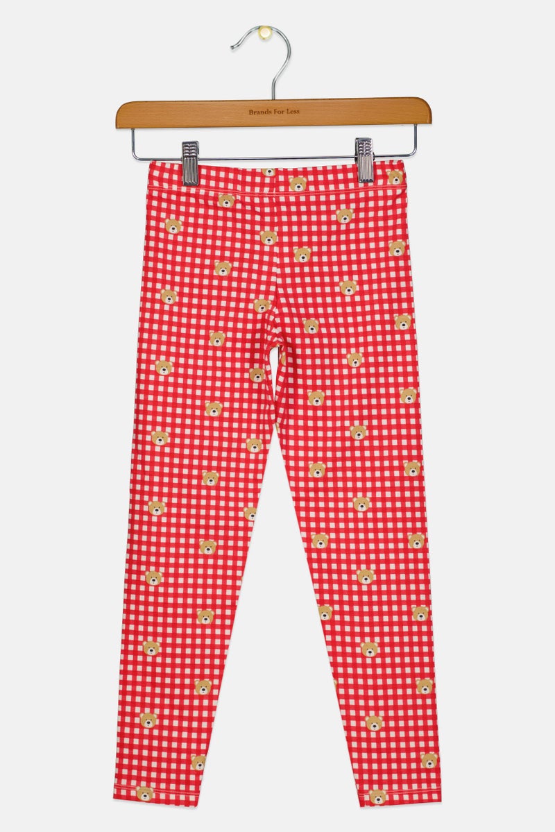 Hamleys سروال ليجنز بنات للأطفال بطبعة شاملة، متعدد الألوان - Image 3