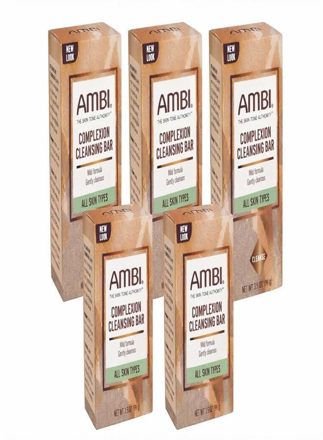Ambi Complexion Cleansing Bar Soap, 3.5 oz (Pack of 5 - Image 1