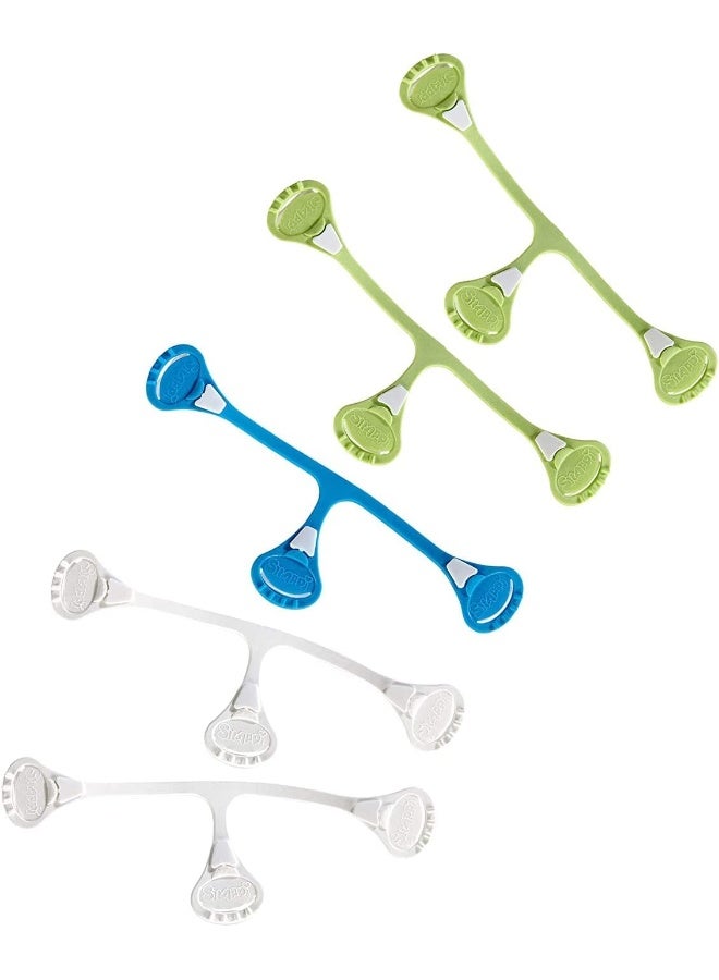 Snappi [Original 5-Pack] Cloth Diaper Fasteners - Replaces Diaper Pins - Use with Cloth Prefolds and Cloth Flats - Image 1