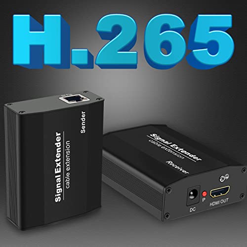 LornCeng مستقبل LornCeng HDMI موسع عبر IP، 1080@60Hz 170م/558قدم عبر Ethernet Cat5e/6، دعم HDMI Balun لمستقبل واحد إلى عدة مستقبلات (مستقبل فقط) - Image 3