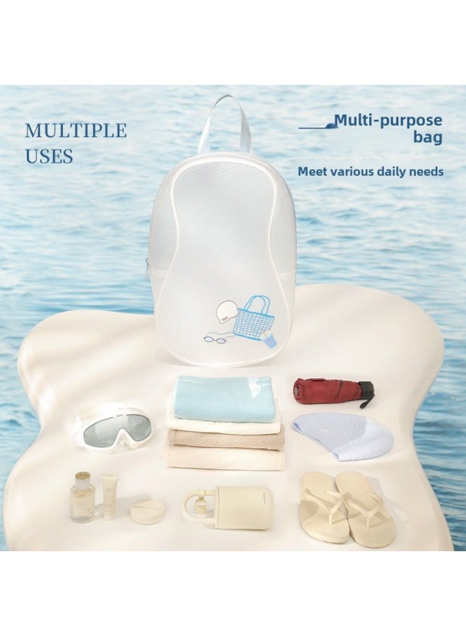 Generic Swimming Storage Bag Women's Dry And Wet Separation Swimsuit Swimming Equipment Special Portable Swimming Bag Waterproof Bag For Travel-Color:Customized - Image 4