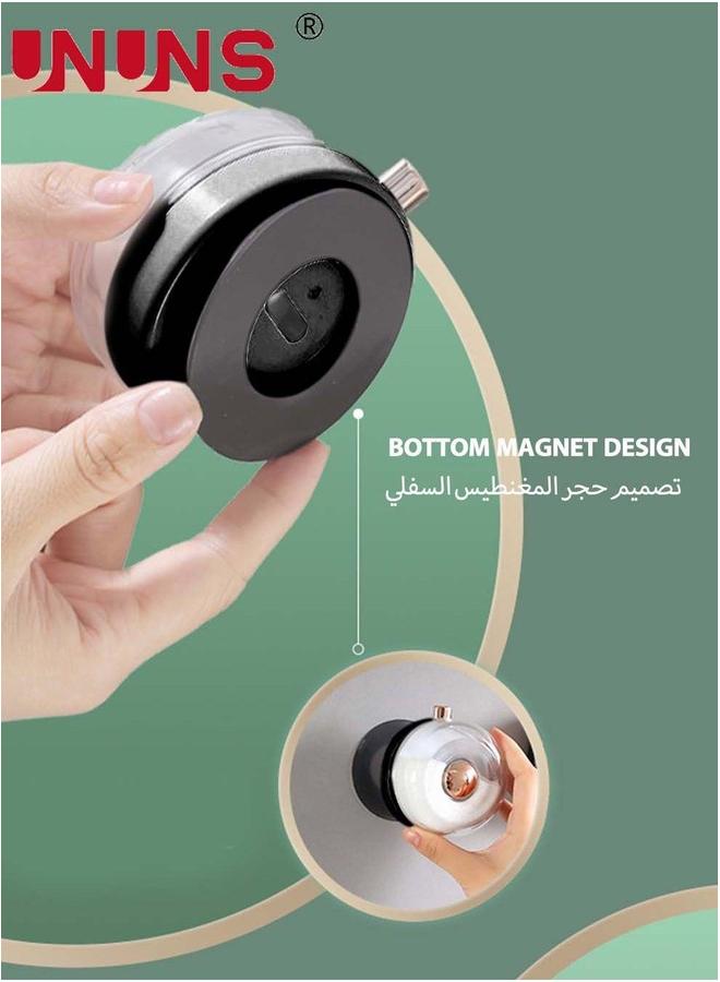 يو إن يو إن أس Set Of 3 Magnetic Spice Jars for Refrigerator,Seasoning Containers With Shaker Lids, Wall-mounted Condiment Box For Stainless Steel Wall Base,Fridge,Kitchen - Image 3