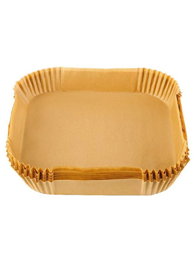 Croask 100 Pcs 7.9x7.9 Inch Square Air Fryer Disposable Paper Liner, Non-stick Parchment Liners for Philips, COSORI, Instant Vortex Air Fryers - Image 1
