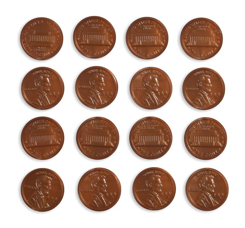 LEARNING ADVANTAGE Play Pennies - Set of 100 Plastic Coins - Designed and Sized Like Real US Currency - Teach Money Math With This Pretend Play Resource - Image 2