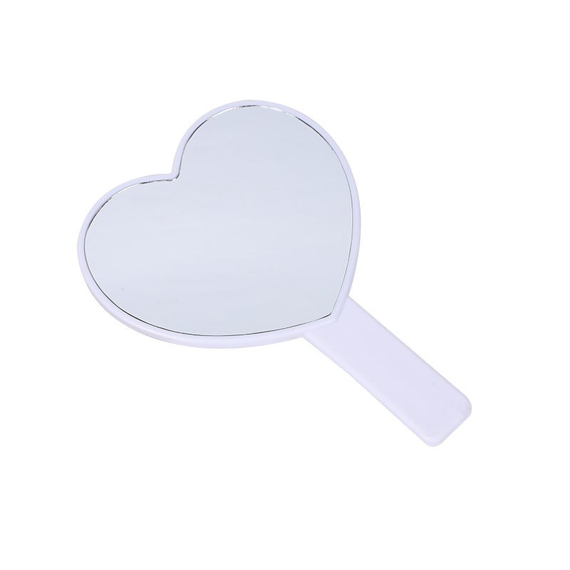 Portable Handheld Mirror For Girls, Makeup Mirror, Heart Handle Mirror, Cute Handheld Mirror, Makeup Mirror, Single Side - Image 4
