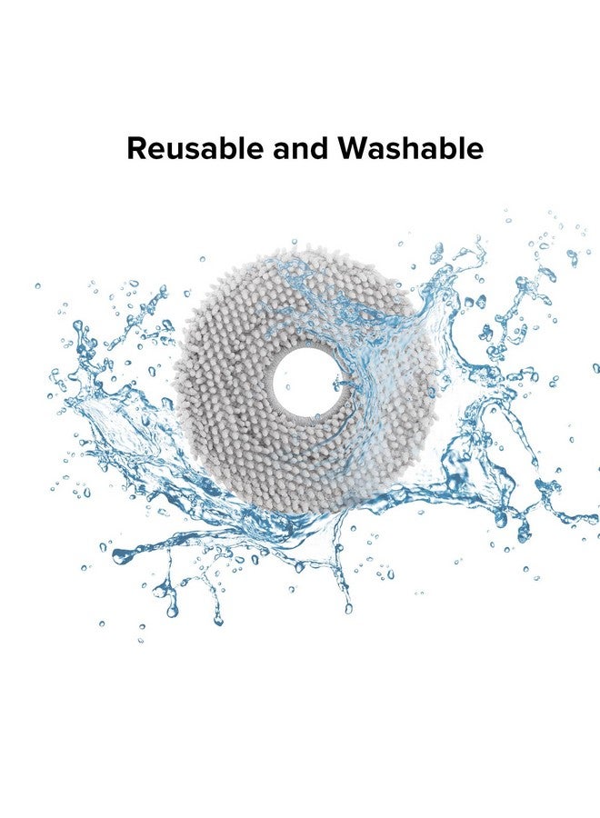 roborock 4 Pack Microfiber Mop Cloths for Q Revo, Qrevo MaxV, Qrevo S, Qrevo Pro, Qrevo Slim Qrevo S5V Robot Vacuum Cleaner, Mop Pad Replacement Accessories - Image 3