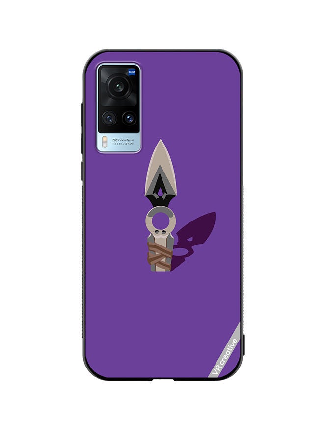 VR CREATIVE Protective Case Cover For Vivo X60 Jett Knife Valorant Design Multicolour - Image 1
