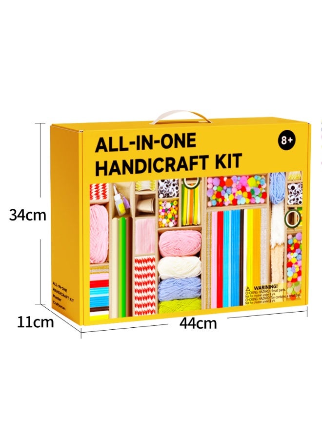 JAYATO 3000+ PCS Colourful Children's Handmade Educational Toys Kit For Classroom And Home Projects - Creative Art and Craft  DIY Toy Set Gift for Girls and Boys - Image 3