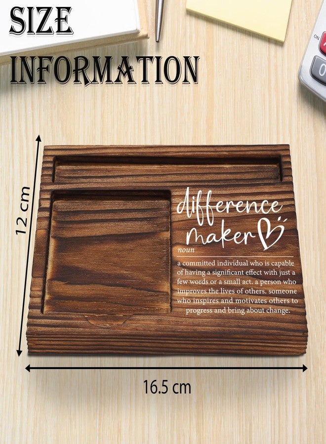 YODOCAMP Difference Maker Gift, Difference Maker Appreciation Thank You Gift for Employee Coworker Teacher Mentor Coach Mentor Leader, Difference Maker Company Gift Desk Self-Stick Note Pad Holders TZP09 - Image 5