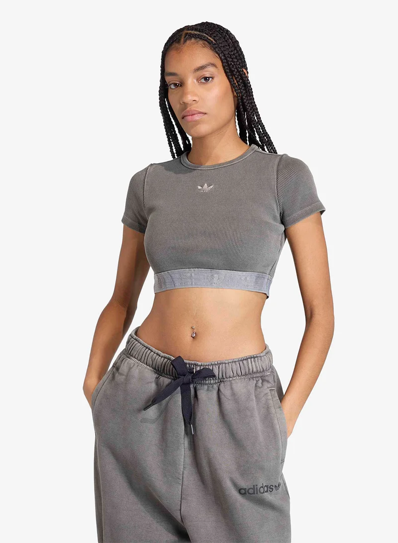 Essentials Ribbed Washed T-Shirt