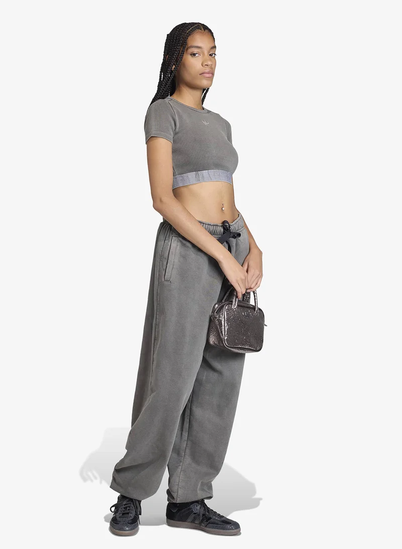 adidas Originals  Essentials Ribbed Washed T-Shirt for Women | Best Price UAE