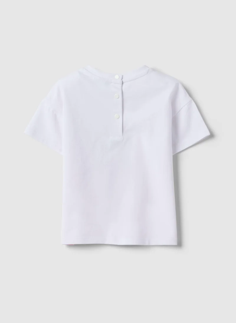 او في اس Ovs Multicoloured Stretch Cotton Unicorn Girl'S T-Shirt