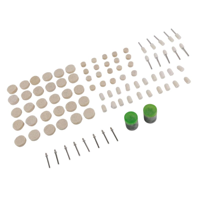 Wide use selected material 90pcs Wool Polishing Kit, Abrasive Soft Felt Polishing Buffing Clean Wheel Mixed Kit for Rotary Tools Metal Cleaning Derusting Grinding Dusting Market multi-use trusted quality Shop & home all-space compatible Authorized haulage delivery Wear resistant Globally selected raw material Storage & transit friendly Gulf climate fit Global sizing options Modern color selections Locally packed stock Fast intercity distribution Market need oriented construction Global flexible assemble picks KSA market popular practical build Field tested quality Custom sizing alternatives All-item matching trendy build Tight fitted parts Market demand focused build Integrated warehouse solution Slow wear optimized quality Stable local goods source Tiered cost purchase alternatives Detachable clean - Image 2