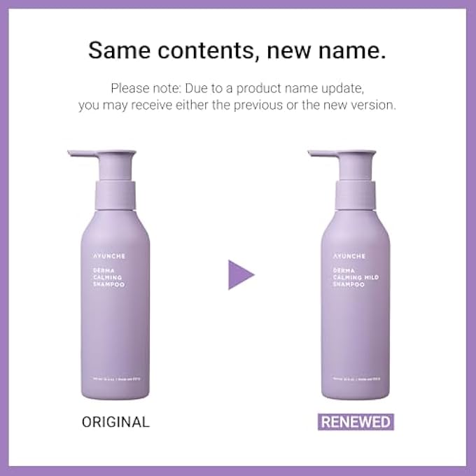 AYUNCHE DERMA CALMING SHAMPOO 11 FL. OZ. [FOR DRY & SENSITIVE SCALP] | GENTLE HYDRATING SCALP CARE | STRENGTHEN SCALP BARRIER | VEGAN SHAMPOO | KOREAN SALON BRAND - Image 3