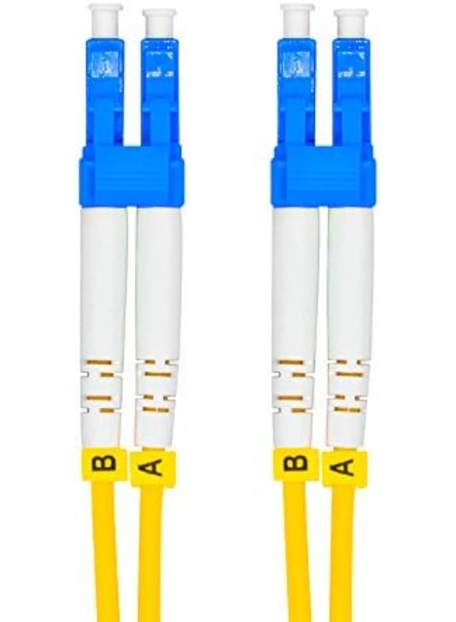 Jeirdus كابل ألياف بصرية جيردوس 1 متر 3 قدم LC إلى LC مزدوج 9/125 أحادي الوضع - Image 4
