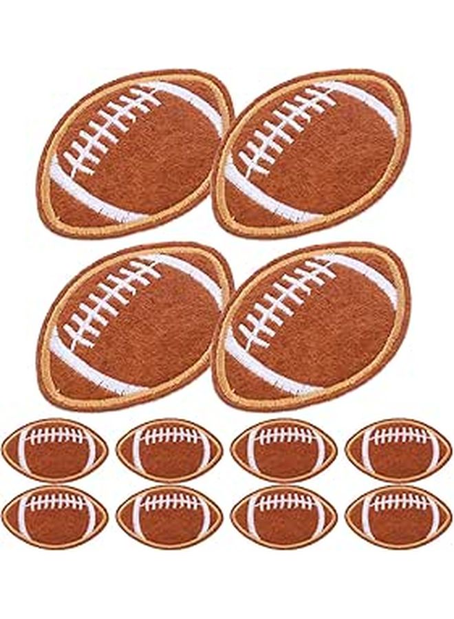 12pcs Embroidered Football Patches For Jackets Hats DIY Sewing Sportswear Accessories - Image 1