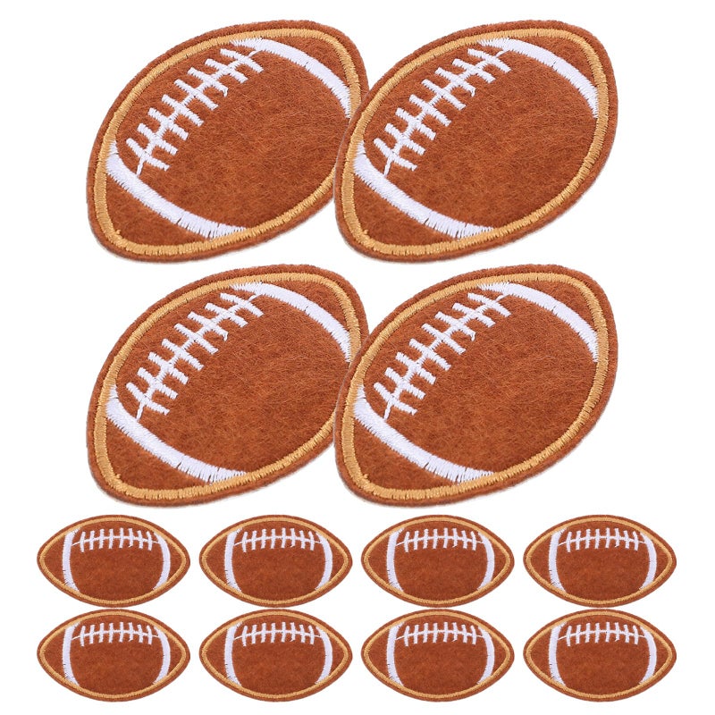 12pcs Embroidered Football Patches For Jackets Hats DIY Sewing Sportswear Accessories - Image 2