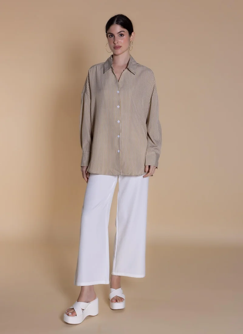 SHAPES STRIPED COMFORT SHIRT