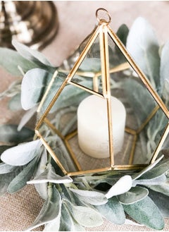 Excefore Real Touch Leaf Lambs Ear Stems, 5 Pcs Faux Greenery Stems, Lambs Ear Garland, Bulk Foliage Leaves Plant Spray for Home Wedding DIY Floral Arrangement Centerpiece Decoration  - Image 4