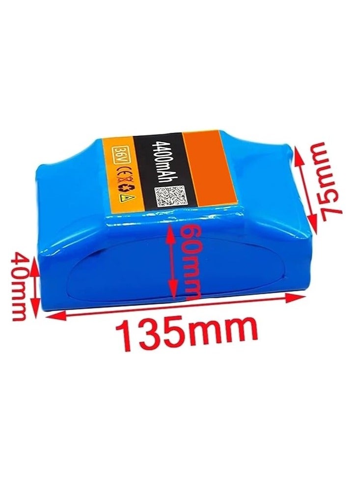 36V 4.4Ah Lithium Battery,Electric Scooter Spare Power with XT60 Plug,10S2p 36V Battery 4400Mah Lithium Ion Pack, for Balancing Electric Scooter Twist Car Backup Battery - Image 2
