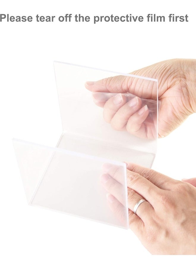 TPGP 2 Sets Clear Acrylic Display Risers-Cupcake Stand for Dessert Buffet Cake Table Decorations–Showcase Shelf for Figures, Jewelry Display Riser Stands Shelves Fixtures Case(Rectangle Shape)  - Image 3